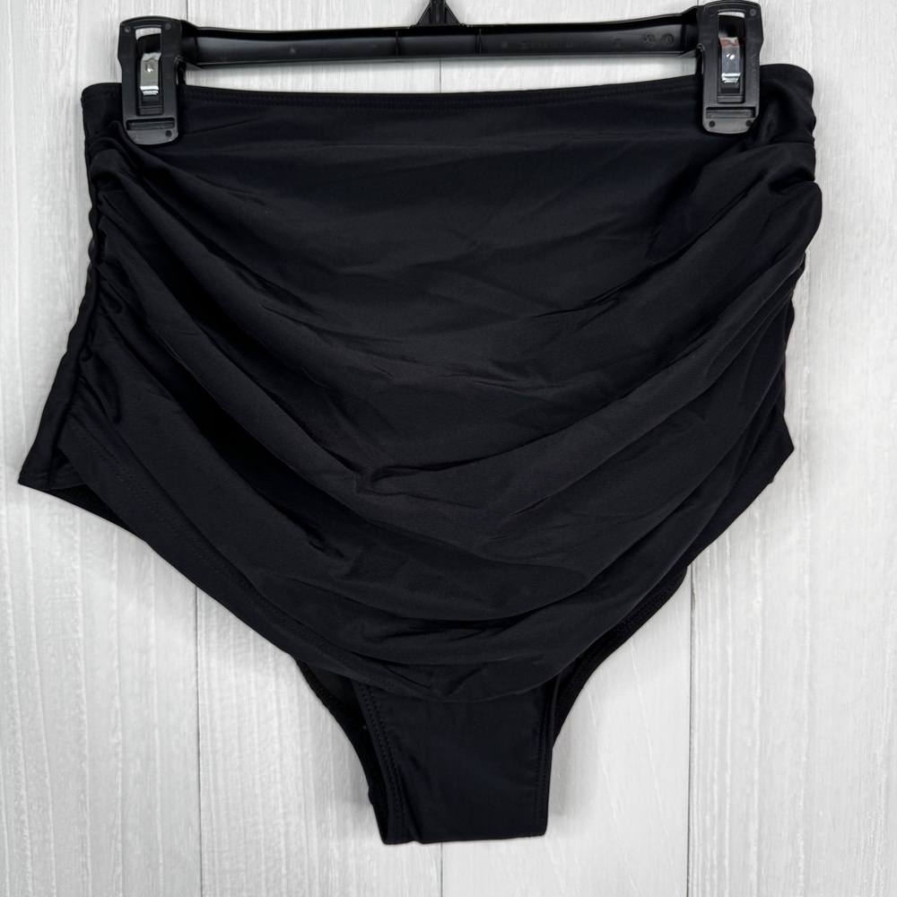 Cocopear Maternity High Rise Bikini Bottoms - Black